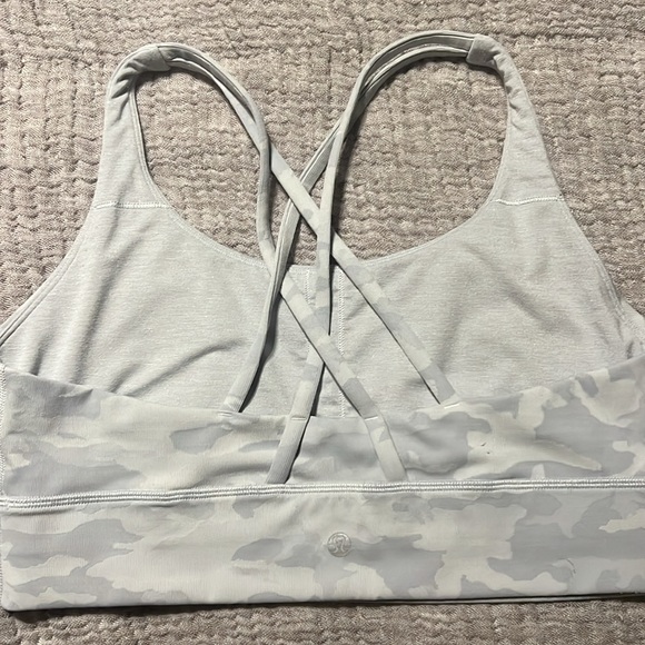 LULULEMON Energy Bra Long Line Medium Support B/C Cup size 12 - Picture 2 of 4